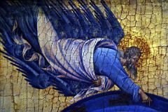 27B The Creation of the World and the Expulsion from Paradise Close Up 2 - Giovanni di Paolo 1445 - Robert Lehman Collection New York Metropolitan Museum Of Art